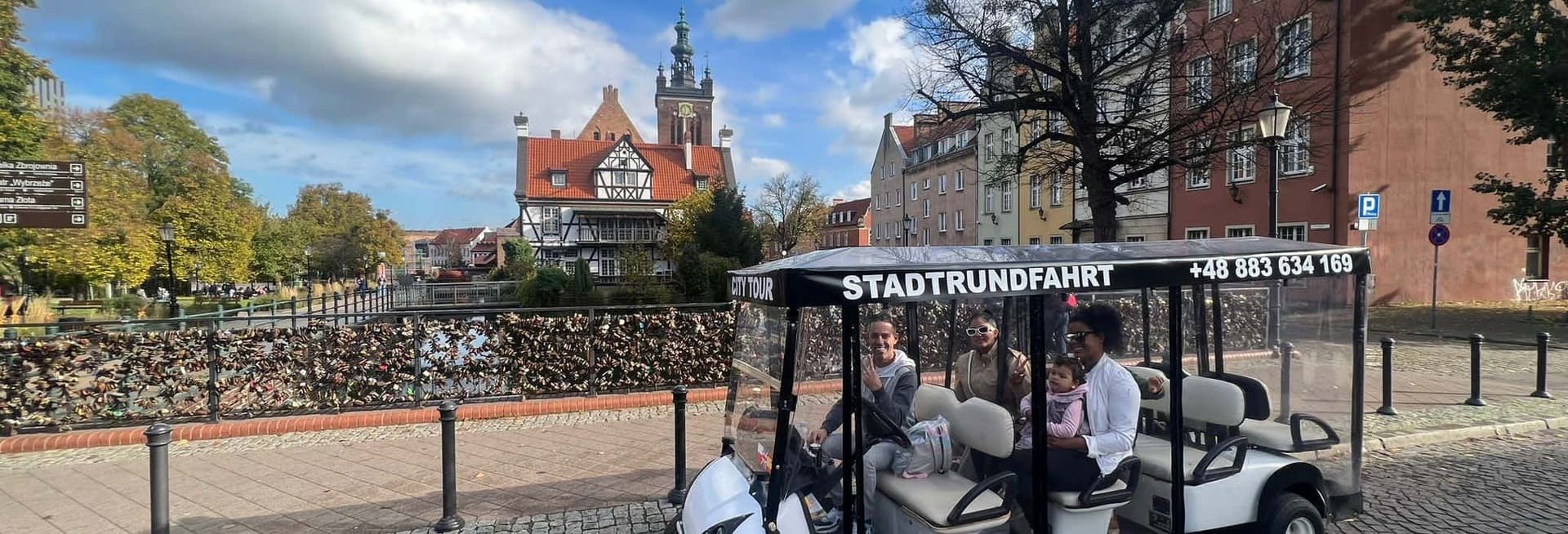Balade en buggy électrique dans Gdansk