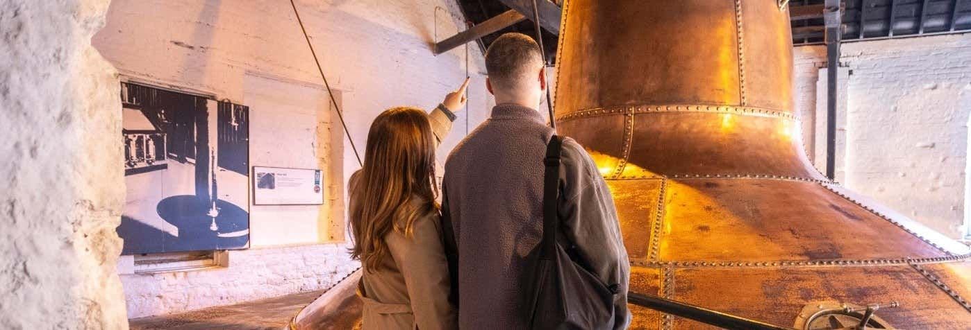 Visite sur le thème du whisky Jameson à la distillerie Midleton