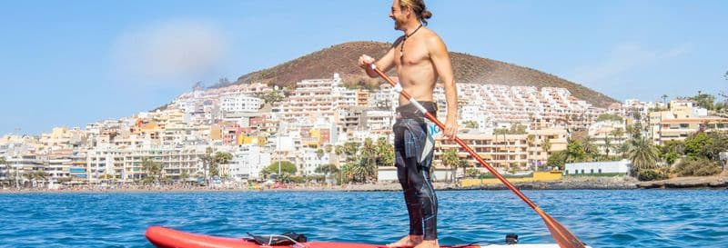 Paddle surf à Los Cristianos
