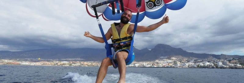 Parachute ascensionnel à Costa Adeje