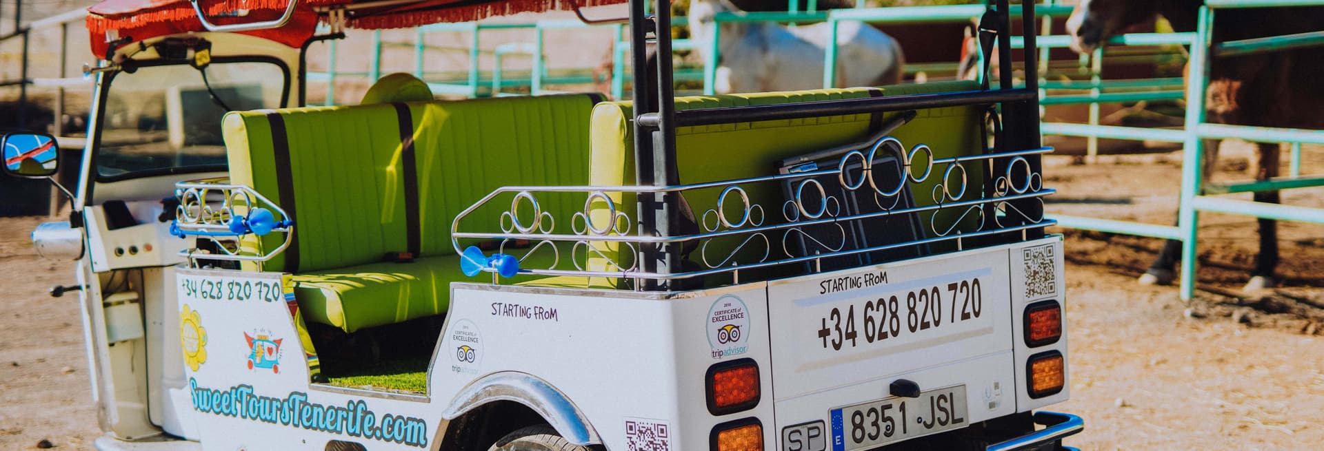 Balade en tuk-tuk dans Costa Adeje