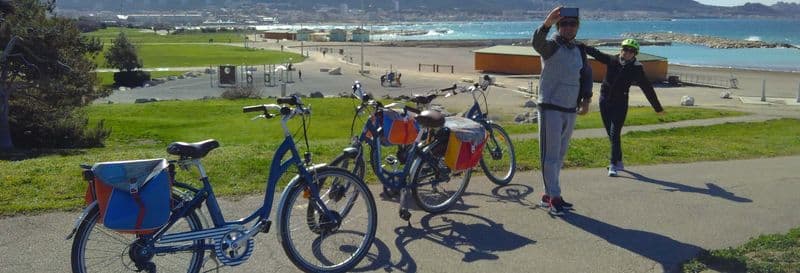 Balade à vélo électrique dans le parc national des Calanques