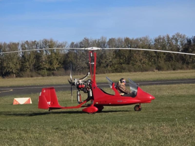 Vol découverte en ULM autogire près de Figeac (46)