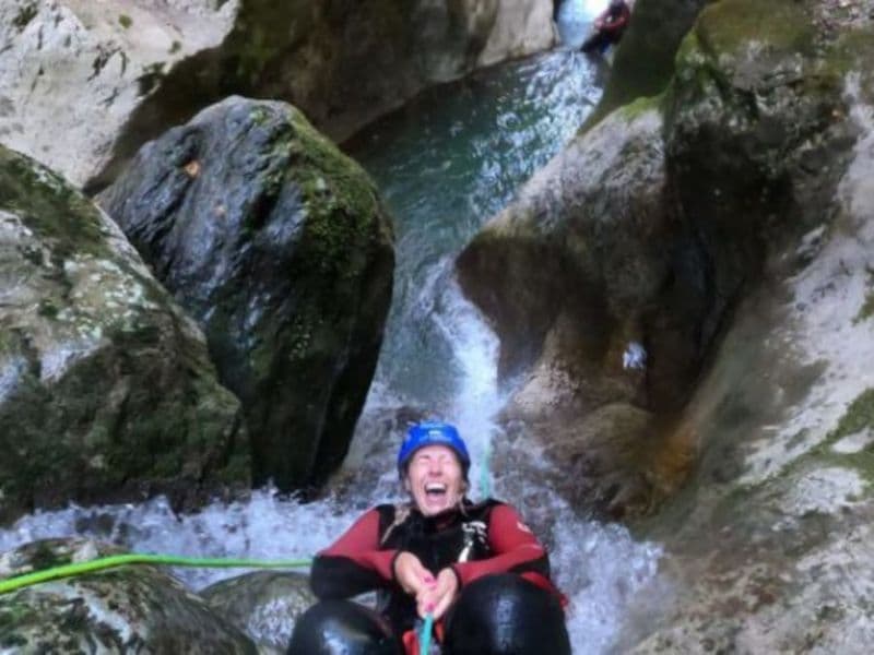 Canyoning au Canyon du Secret spot à Thuet (74)