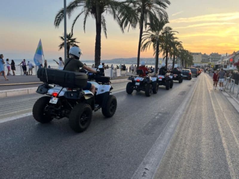 Billet Balade en quad électrique en groupe avec guide à Nice (06)