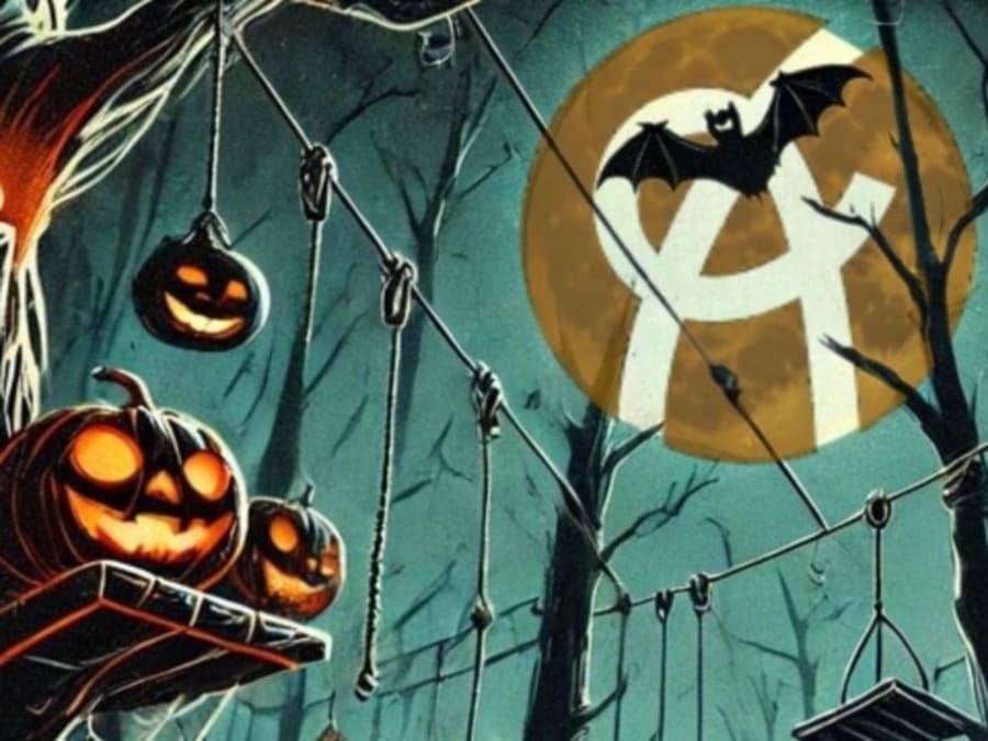 Nocturne accrobranche Halloween à l'AccroCamp Boucles de Seine