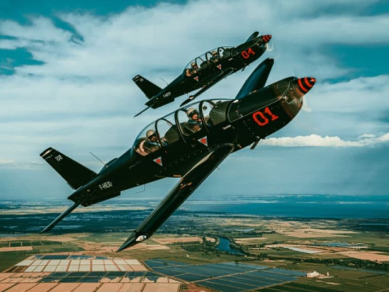 Baptême de voltige aérienne en patrouille à Montpellier (34)