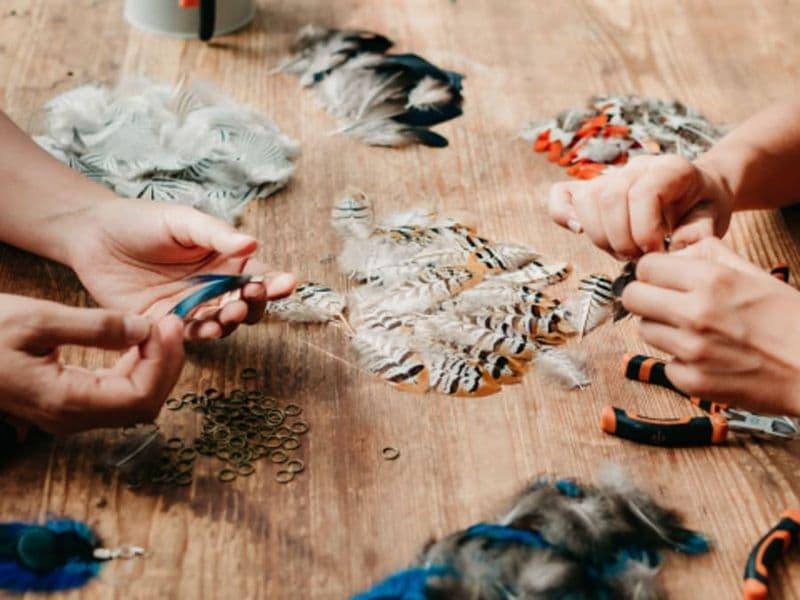 Atelier bijoux en plumes à Montpellier ( 34)