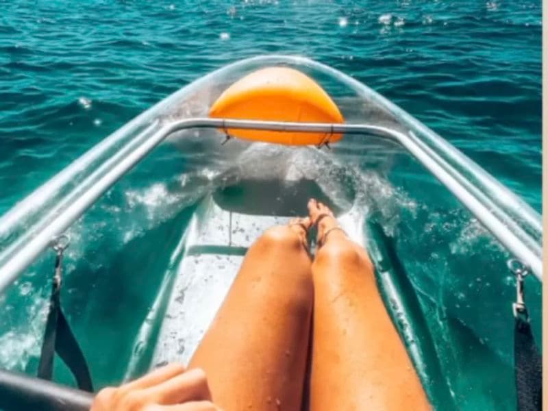 Location de kayak transparent 3h à Antibes (06)