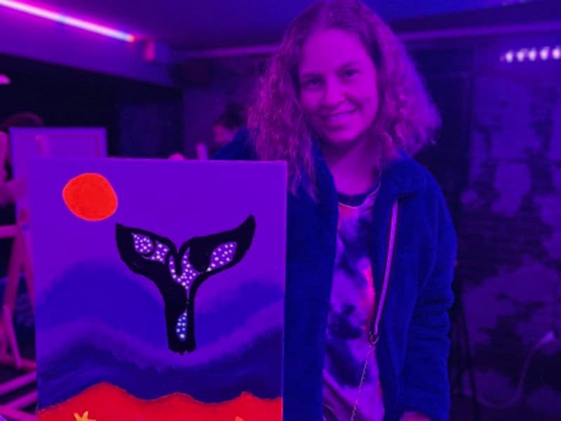 Billet Atelier peinture dans le noir à Strasbourg (67)