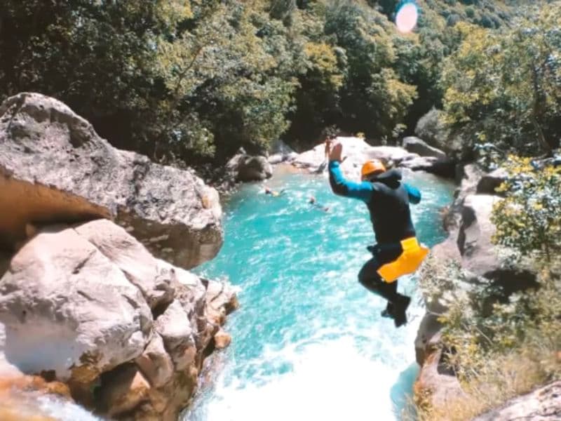Canyoning dans les Gorges du Loup au départ de Nice