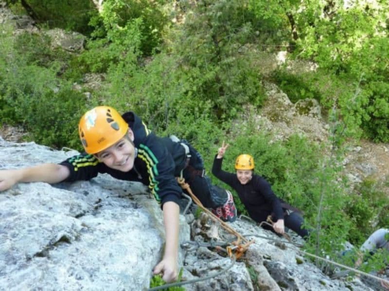 Escalade sur les Gorges du Chassezac en Ardèche (07)