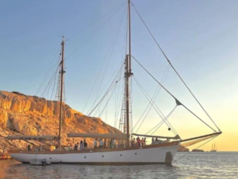 Croisière coucher de soleil en voilier sur le "Don du vent" (13)