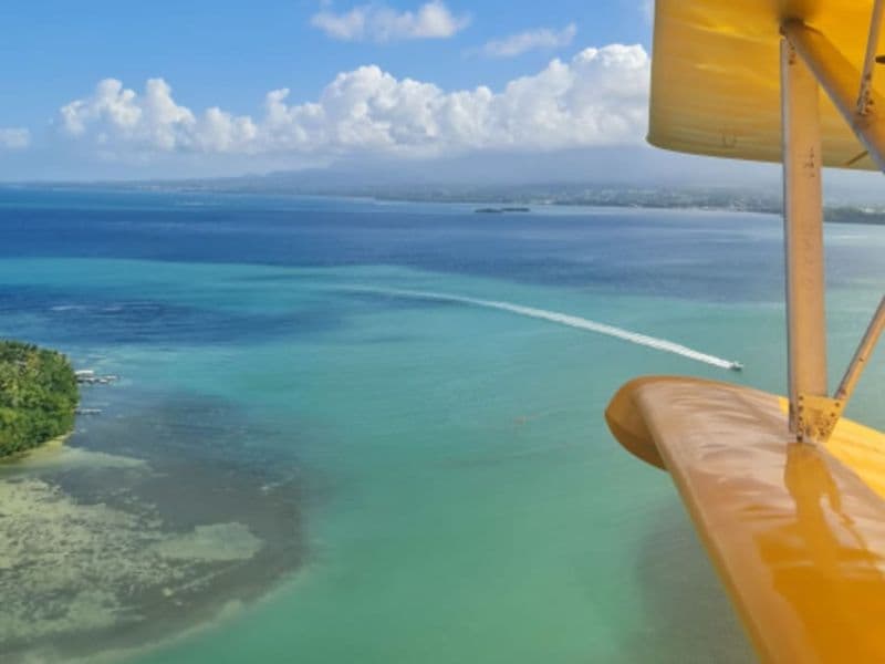 Vol en ULM hydravion au Gosier (97)