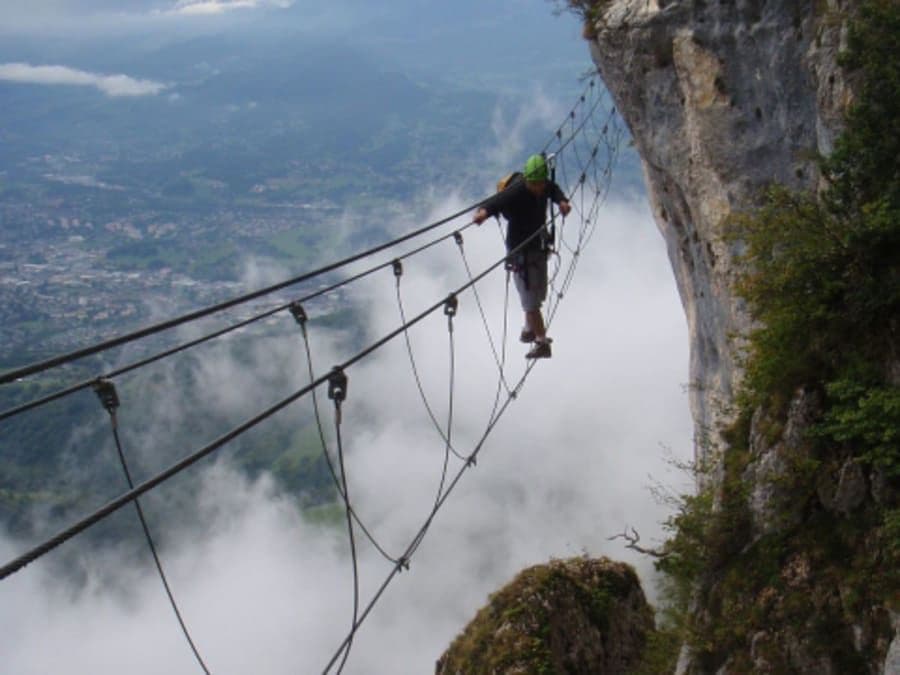 Via Ferrata de la Grotte à Carret à Saint-Jean-d'Arvey (73)