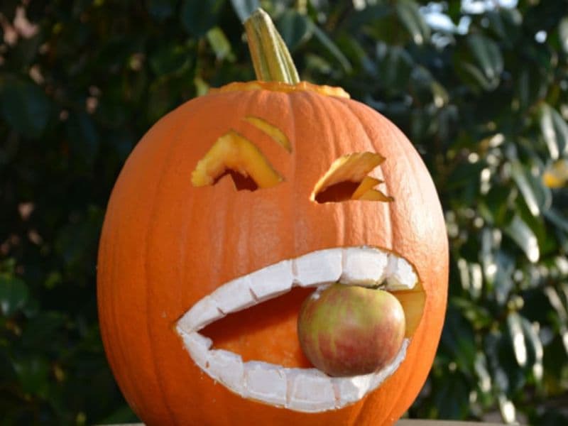 Atelier décoration citrouille Halloween Ferme d'Octeville (76)