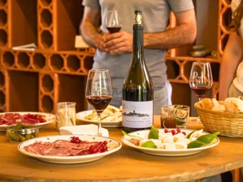 Dégustation de vins et d'un mâchon au Domaine JP Rivière (69)