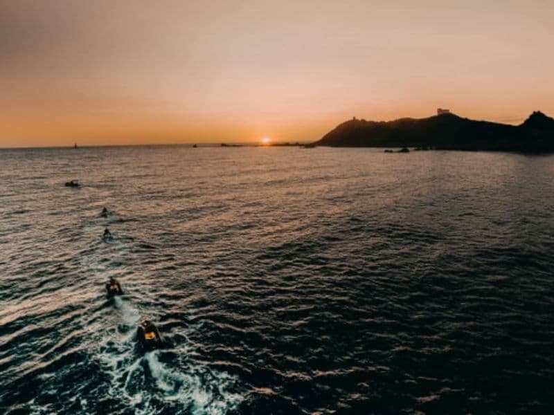 Coucher du soleil sur les Sanguinaires en jet ski à Ajaccio (20)