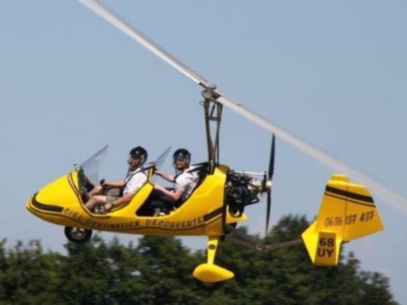 Baptême de l'air en ULM autogire à Issenheim (68)