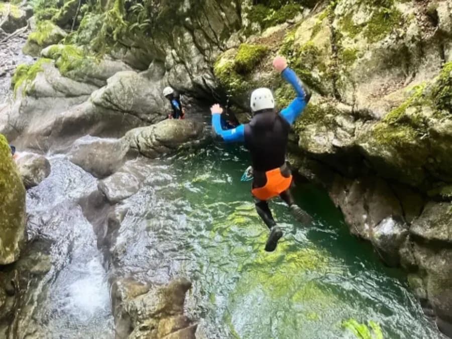Canyoning Sportif au canyon de Montmin (74)