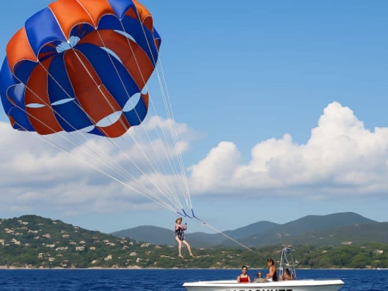 Parachute ascensionnel à Sainte-Maxime (83)