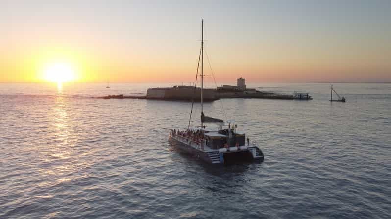 Sancti Petri : Croisière en catamaran au coucher du soleil