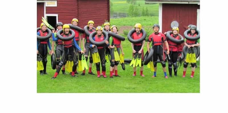 Levi : Aventure en rafting avec un pneu de voiture