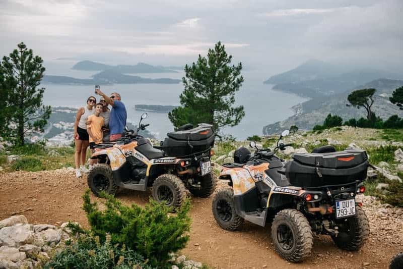 Dubrovnik : 3 heures de safari en quad avec transferts à l'hôtel