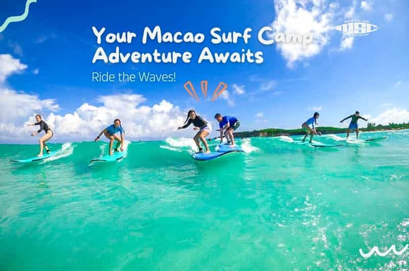 Punta Cana : cours de surf en groupe à Macao Beach avec prise en charge