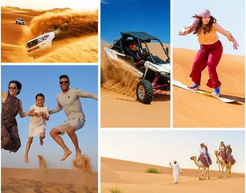 Doha : quad, balade à dos de chameau, sandboard et traversée des dunes en quad ou buggy
