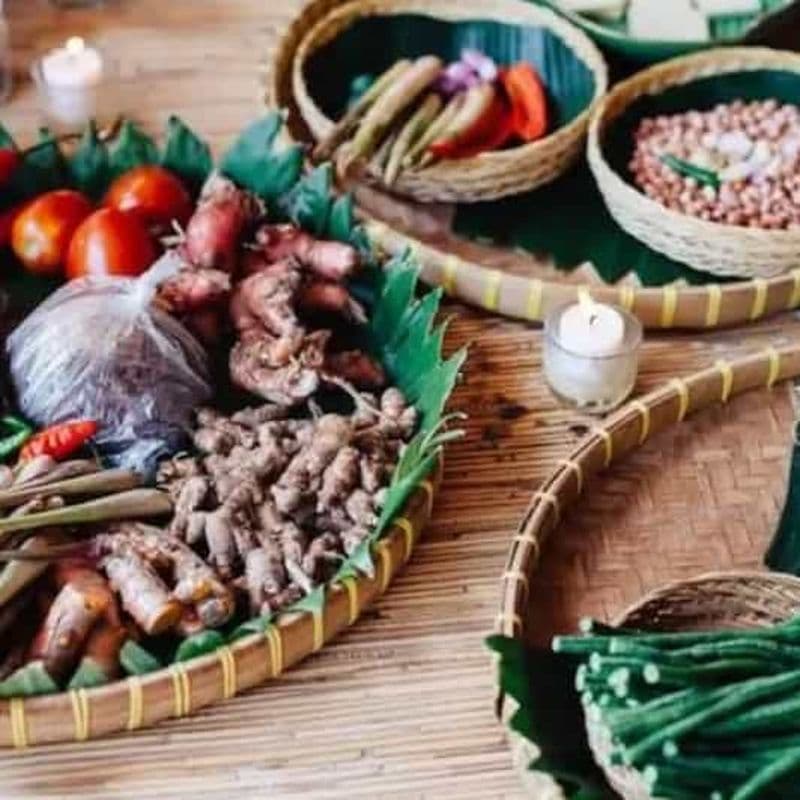 Lombok : visite du marché local, cours de cuisine et cascade