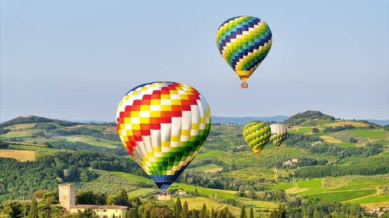 Billet Florence : Vol en ballon au-dessus de la Toscane