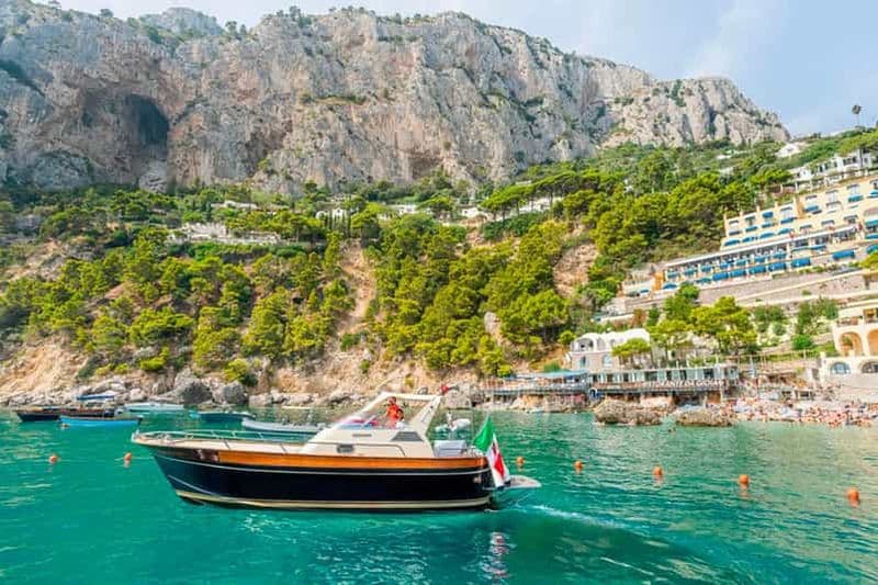 Au départ de Sorrente : croisière à Capri avec boissons et prise en charge