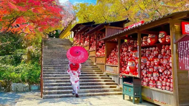 Osaka/Kyoto : Katsuoji, Kinkakuji, Arashiyama - Visite en bus à la journée