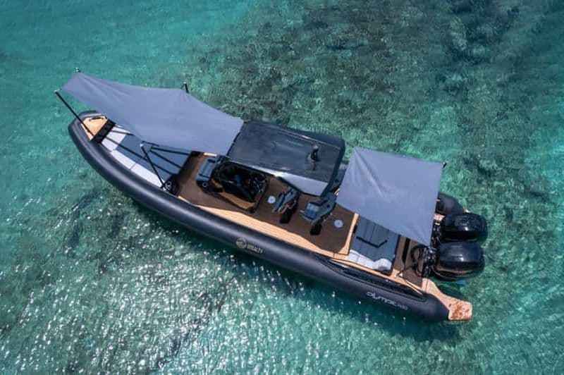 Billet Porto Heli : tour en bateau semi-rigide avec arrêts baignade