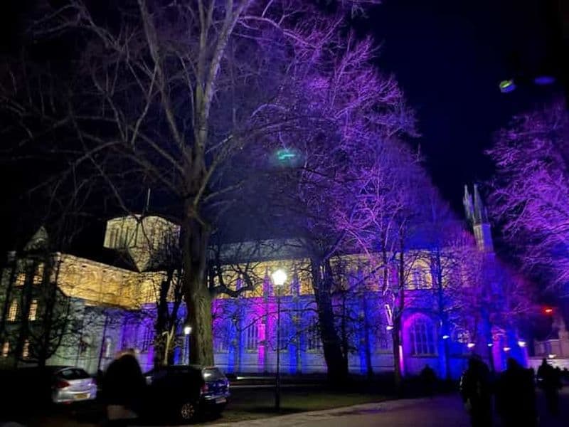 Winchester: promenade de Noël guidée avec vin chaud