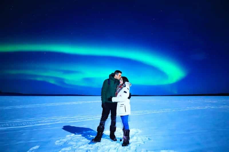 Billet De Rovaniemi : la photographie paparazzi de Lakeside Aurora