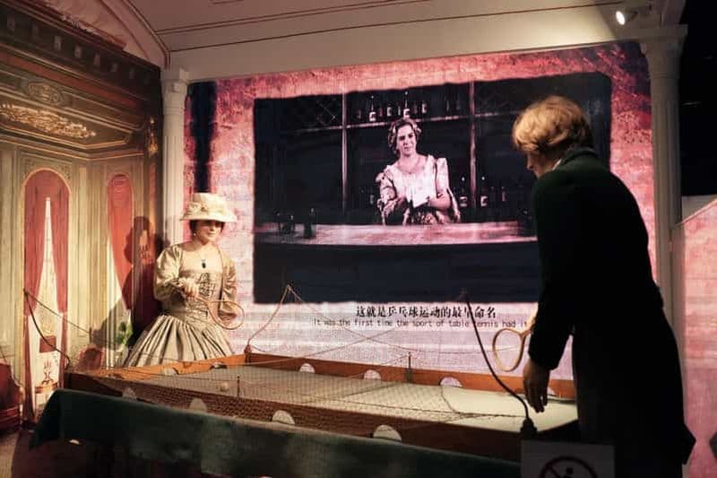 Billet Shanghai : visite du musée du tennis de table avec séance d'entraînement