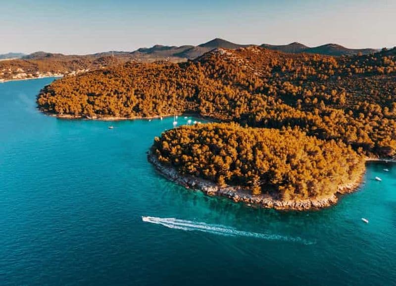 Zadar : excursion d'une demi-journée en bateau avec boissons et plongée avec tuba