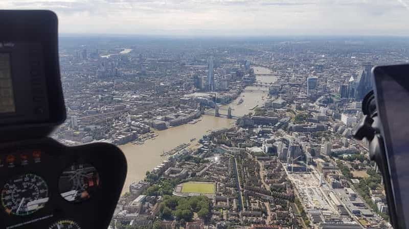 Billet Visite touristique de Londres en hélicoptère 35 minutes