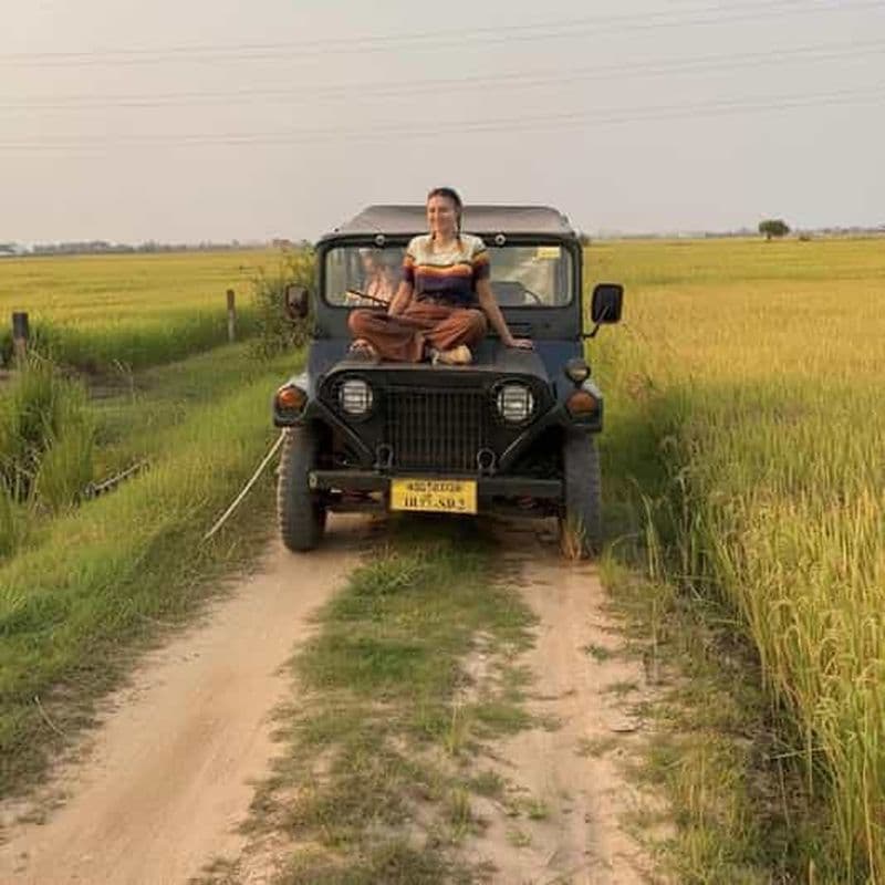 Siem Reap : campagne matinale/coucher de soleil en Jeep