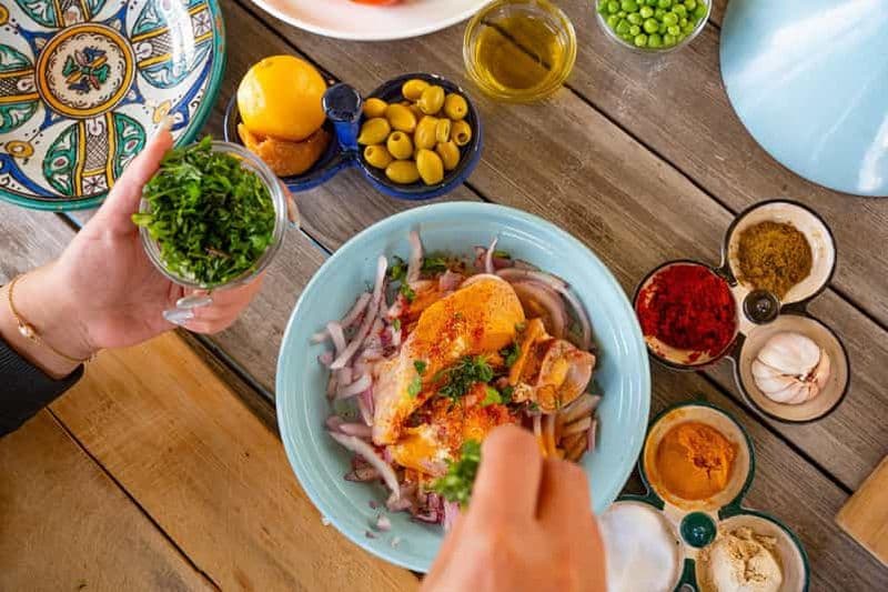 Cours de cuisine marocain avec vue sur mer