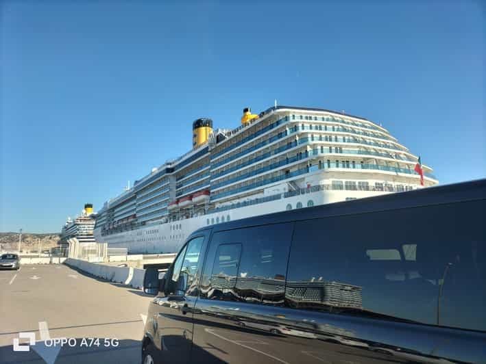 Billet Transfert aller-retour du port de croisière à Aix-en-Provence