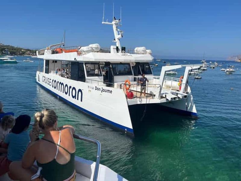 Majorque : excursion en bateau de 3 heures et demie avec baignade et plongée avec tuba