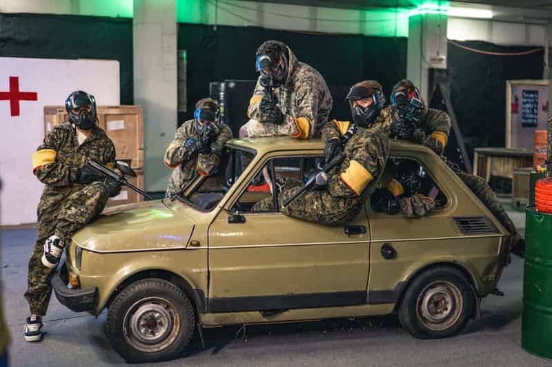 Reball Indoor Paintball à Fun Arena, dans le centre de Prague