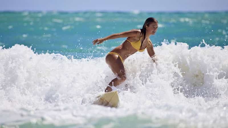 Billet Leçon de surf en groupe de 2 heures à Miami Beach