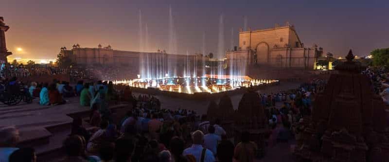 New Delhi : exposition Akshardham, spectacle son et lumière