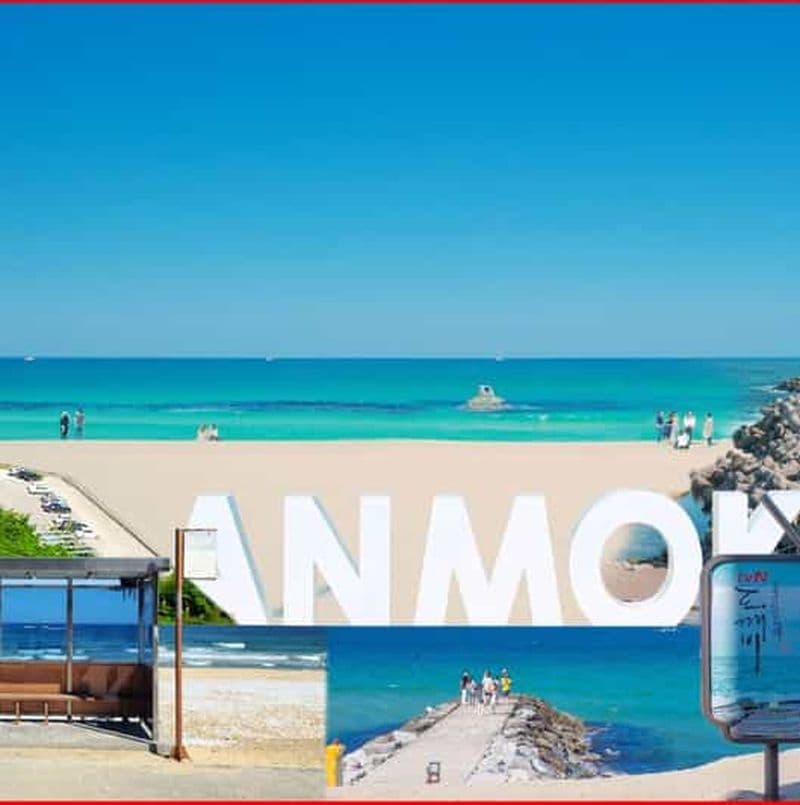 Séoul : Gangneung, de l'arrêt de bus des groupes de K-Pop à la plage d'Anmok