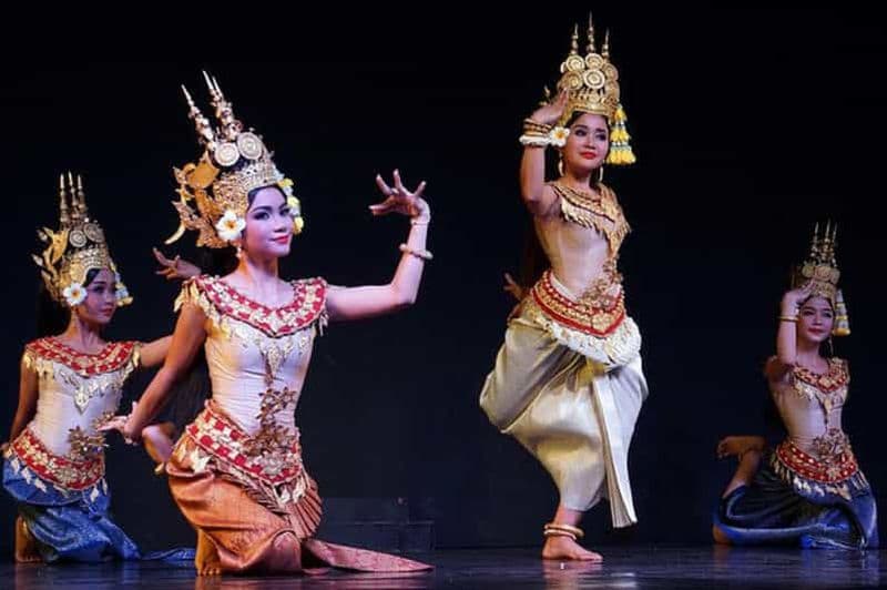 Billet Siem Reap : Spectacle de danse Apsara et dîner avec prise en charge à l'hôtel.