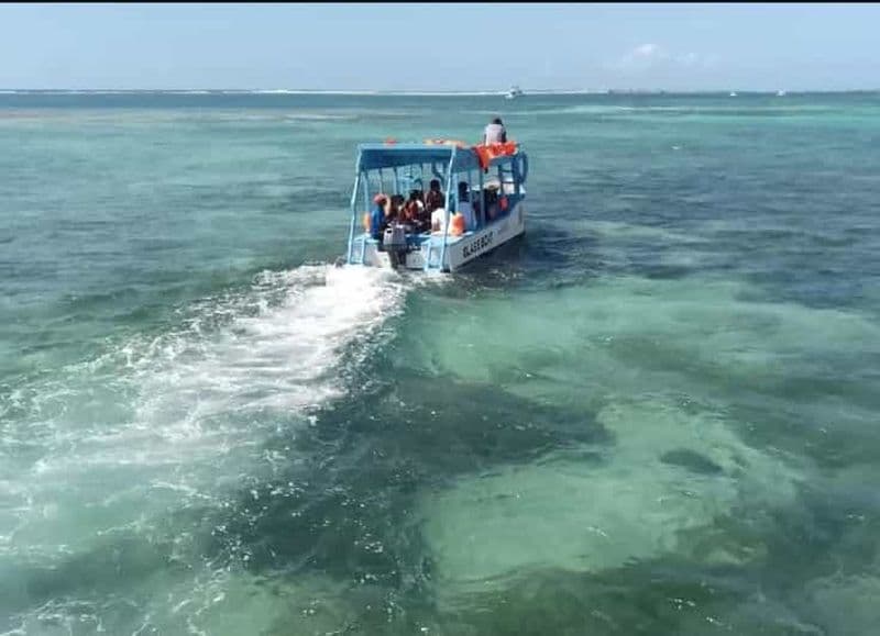 Billet Diani Beach : Croisière en bateau de verre vers l'île de Robinson